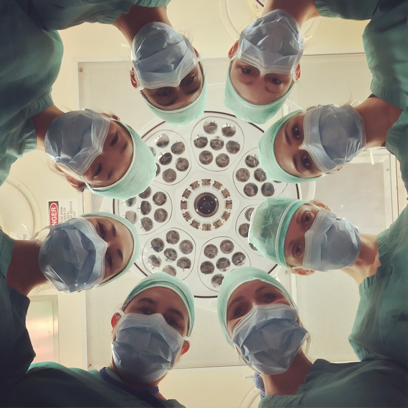Medical students studying together